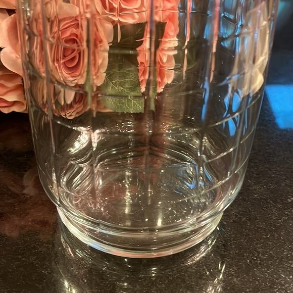 Square Design 9" Glass Pitcher - Picture 2 of 10